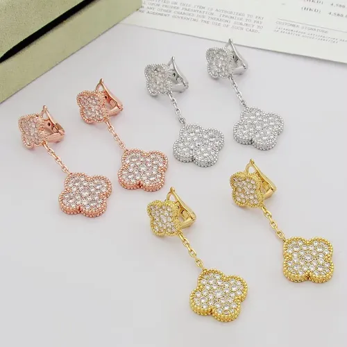 Replica Van Cleef & Arpels Earrings For Women #1449452 $32.00 USD for Wholesale