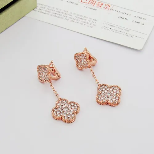Wholesale Van Cleef &amp; Arpels Earrings For Women #1449455 $32.00 USD, Wholesale Quality Replica Van Cleef &amp; Arpels Earrings