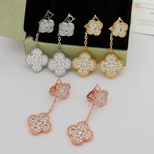 Replica Van Cleef & Arpels Earrings For Women #1449455 $32.00 USD for Wholesale