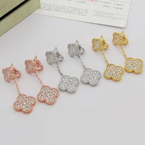 Replica Van Cleef & Arpels Earrings For Women #1449456 $32.00 USD for Wholesale
