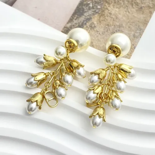 Replica Christian Dior Earrings For Women #1449472 $45.00 USD for Wholesale