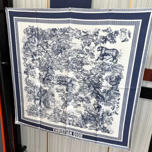 Wholesale Christian Dior Silk Squares #1449486 $76.00 USD, Wholesale Quality Replica Christian Dior Scarf
