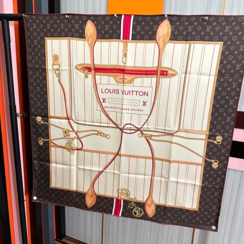 Wholesale Louis Vuitton Silk Squares #1449521 $76.00 USD, Wholesale Quality Replica Louis Vuitton Scarf