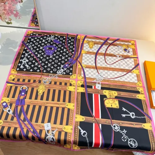 Wholesale Louis Vuitton Silk Squares #1449544 $48.00 USD, Wholesale Quality Replica Louis Vuitton Scarf