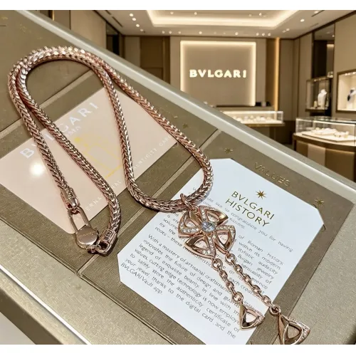 Replica Bvlgari Necklaces For Women #1449554 $56.00 USD for Wholesale