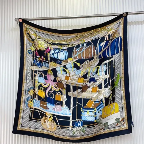 Wholesale Louis Vuitton Silk Squares #1449569 $64.00 USD, Wholesale Quality Replica Louis Vuitton Scarf