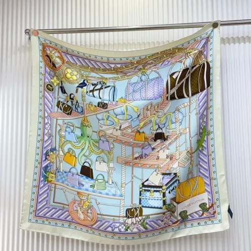 Wholesale Louis Vuitton Silk Squares #1449570 $64.00 USD, Wholesale Quality Replica Louis Vuitton Scarf