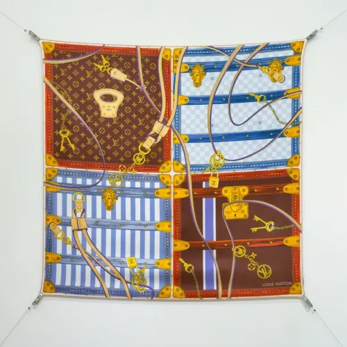 Wholesale Louis Vuitton Silk Squares #1449574 $64.00 USD, Wholesale Quality Replica Louis Vuitton Scarf