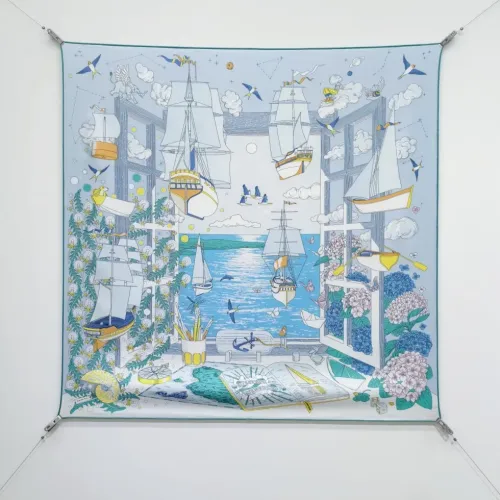 Wholesale Hermes Silk Square #1449582 $64.00 USD, Wholesale Quality Replica Hermes Scarf