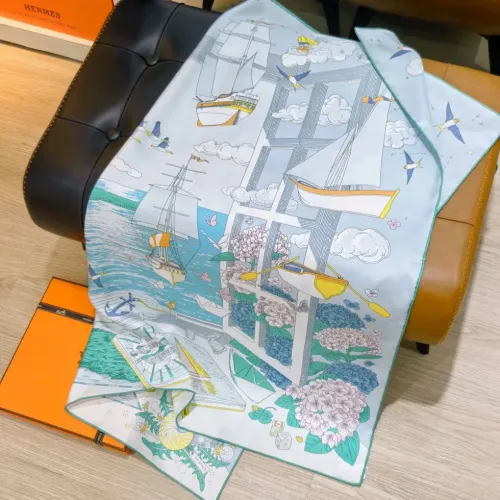 Replica Hermes Silk Square #1449582 $64.00 USD for Wholesale