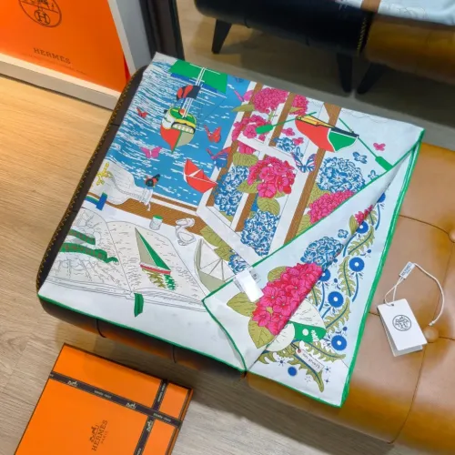 Replica Hermes Silk Square #1449584 $64.00 USD for Wholesale