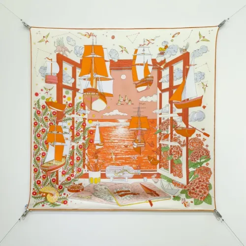 Wholesale Hermes Silk Square #1449586 $64.00 USD, Wholesale Quality Replica Hermes Scarf