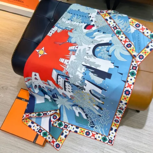 Replica Hermes Silk Square #1449589 $64.00 USD for Wholesale