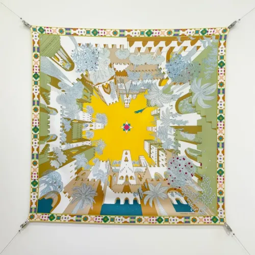 Wholesale Hermes Silk Square #1449590 $64.00 USD, Wholesale Quality Replica Hermes Scarf