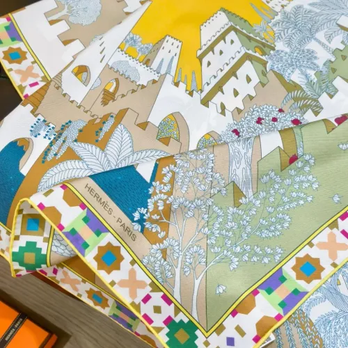 Replica Hermes Silk Square #1449590 $64.00 USD for Wholesale