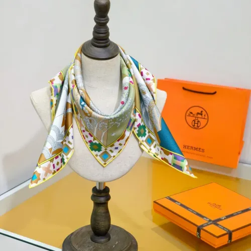 Replica Hermes Silk Square #1449590 $64.00 USD for Wholesale