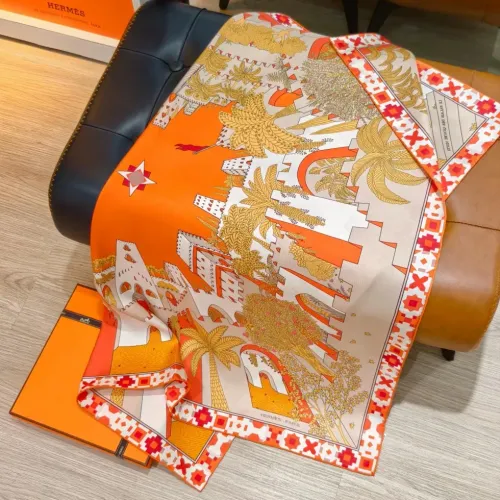 Replica Hermes Silk Square #1449591 $64.00 USD for Wholesale