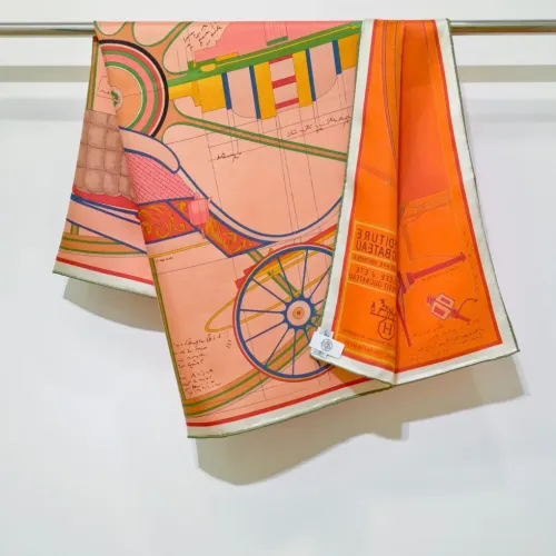 Replica Hermes Silk Square #1449596 $68.00 USD for Wholesale
