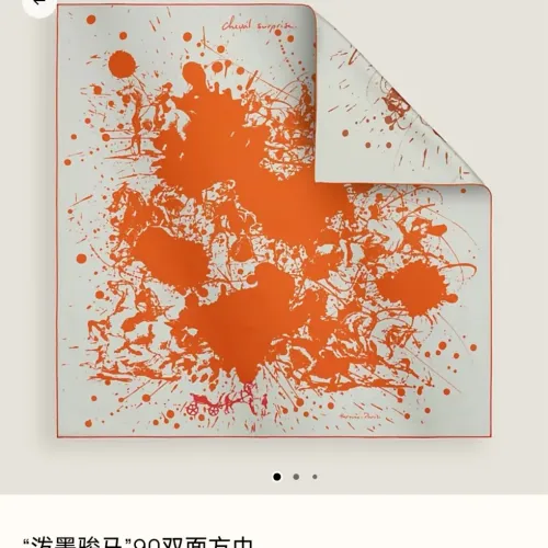 Replica Hermes Silk Square #1449604 $68.00 USD for Wholesale