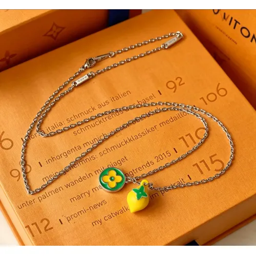 Wholesale Louis Vuitton Necklaces #1449623 $25.00 USD, Wholesale Quality Replica Louis Vuitton Necklaces
