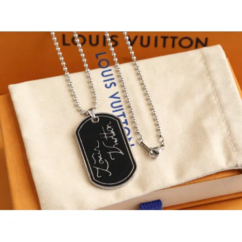 Wholesale Louis Vuitton Necklaces #1449627 $25.00 USD, Wholesale Quality Replica Louis Vuitton Necklaces