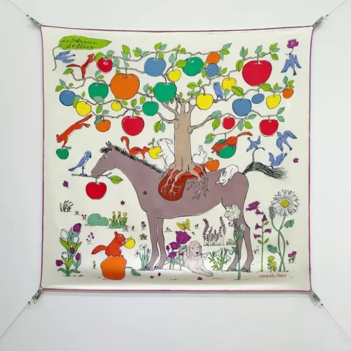 Wholesale Hermes Silk Square #1449628 $64.00 USD, Wholesale Quality Replica Hermes Scarf