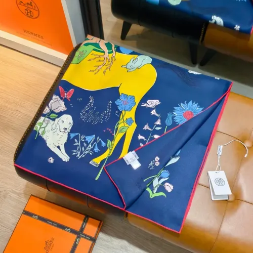 Replica Hermes Silk Square #1449630 $64.00 USD for Wholesale