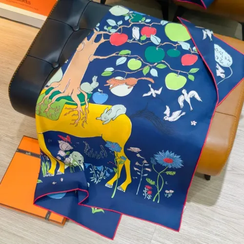 Replica Hermes Silk Square #1449630 $64.00 USD for Wholesale