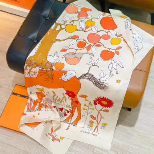Replica Hermes Silk Square #1449631 $64.00 USD for Wholesale