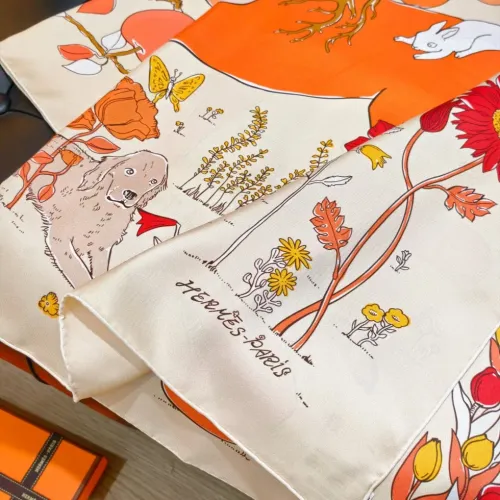 Replica Hermes Silk Square #1449631 $64.00 USD for Wholesale