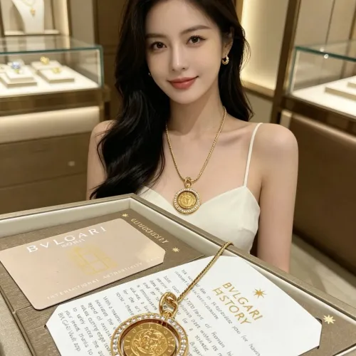 Replica Bvlgari Necklaces For Unisex #1449649 $42.00 USD for Wholesale
