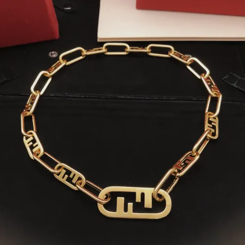 Wholesale Fendi Necklaces #1449656 $38.00 USD, Wholesale Quality Replica Fendi Necklaces