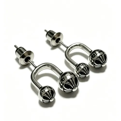 Wholesale Chrome Hearts Earrings For Unisex #1449714 $25.00 USD, Wholesale Quality Replica Chrome Hearts Earrings