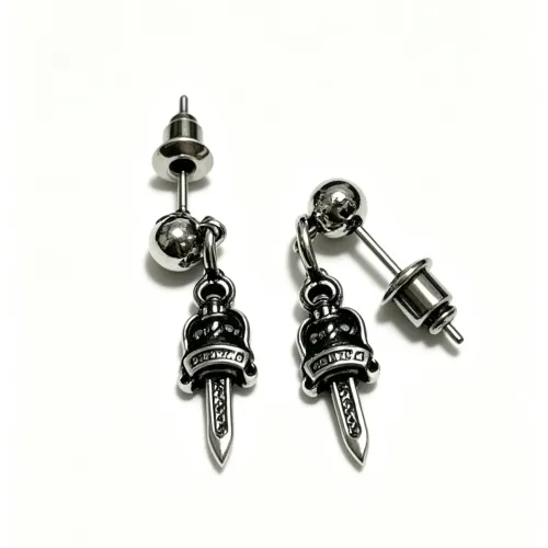 Wholesale Chrome Hearts Earrings For Unisex #1449716 $25.00 USD, Wholesale Quality Replica Chrome Hearts Earrings