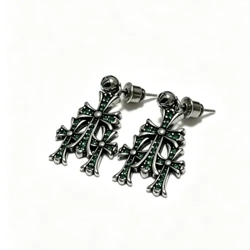 Replica Chrome Hearts Earrings For Unisex #1449720 $27.00 USD for Wholesale