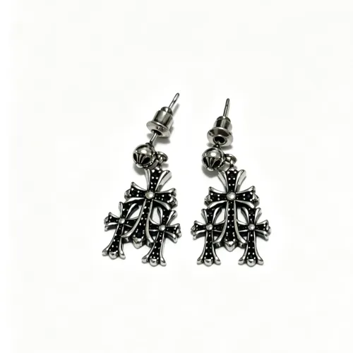 Wholesale Chrome Hearts Earrings For Unisex #1449722 $27.00 USD, Wholesale Quality Replica Chrome Hearts Earrings