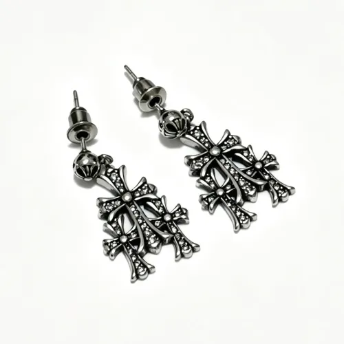 Replica Chrome Hearts Earrings For Unisex #1449723 $27.00 USD for Wholesale
