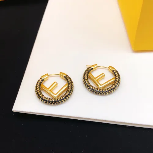 Replica Fendi Earrings For Women #1449732 $27.00 USD for Wholesale