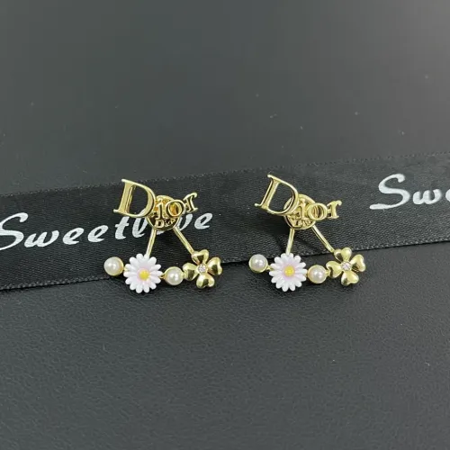 Replica Christian Dior Earrings For Women #1449758 $39.00 USD for Wholesale