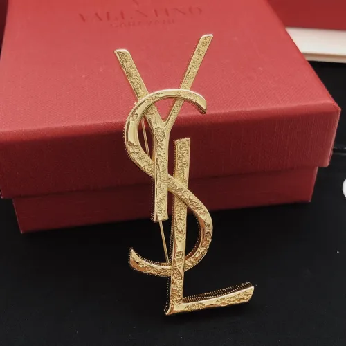 Replica Yves Saint Laurent Brooches For Women #1449785 $29.00 USD for Wholesale