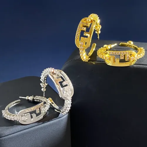 Replica Fendi Earrings For Women #1449791 $27.00 USD for Wholesale