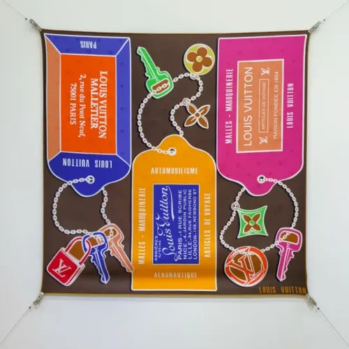 Wholesale Louis Vuitton Silk Square #1449794 $76.00 USD, Wholesale Quality Replica Louis Vuitton Scarf