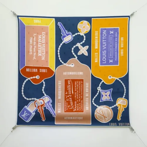 Wholesale Louis Vuitton Silk Square #1449795 $76.00 USD, Wholesale Quality Replica Louis Vuitton Scarf