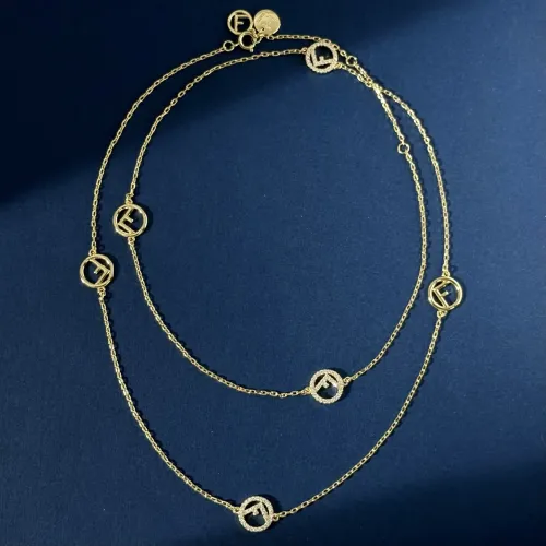 Wholesale Fendi Necklaces #1449796 $32.00 USD, Wholesale Quality Replica Fendi Necklaces