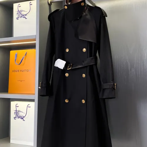 Replica Burberry Trench Coat Long Sleeved For Women #1449880 $162.00 USD for Wholesale