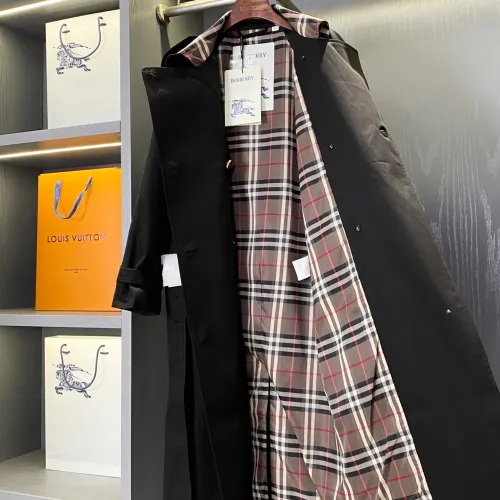 Replica Burberry Trench Coat Long Sleeved For Women #1449880 $162.00 USD for Wholesale