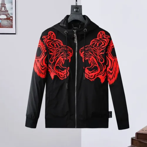Wholesale Philipp Plein PP Jackets Long Sleeved For Men #1449926 $88.00 USD, Wholesale Quality Replica Philipp Plein PP Jackets