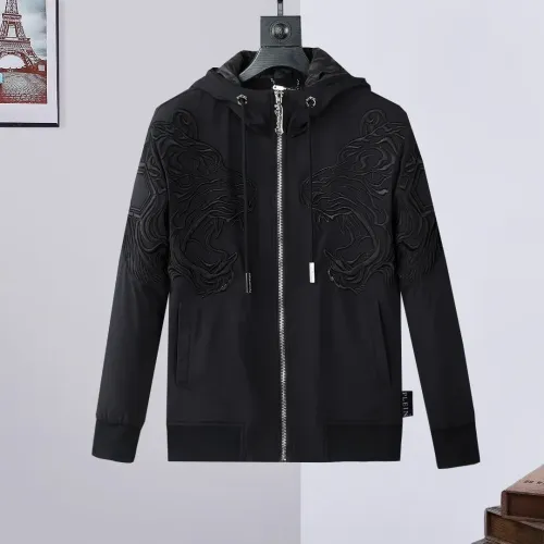 Wholesale Philipp Plein PP Jackets Long Sleeved For Men #1449927 $88.00 USD, Wholesale Quality Replica Philipp Plein PP Jackets