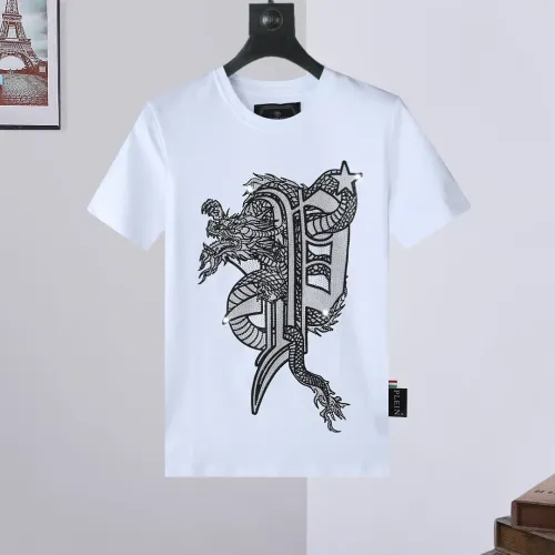 Wholesale Philipp Plein PP T-Shirts Short Sleeved For Men #1450002 $27.00 USD, Wholesale Quality Replica Philipp Plein PP T-Shirts