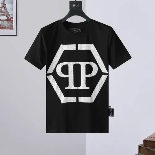 Wholesale Philipp Plein PP T-Shirts Short Sleeved For Men #1450007 $27.00 USD, Wholesale Quality Replica Philipp Plein PP T-Shirts